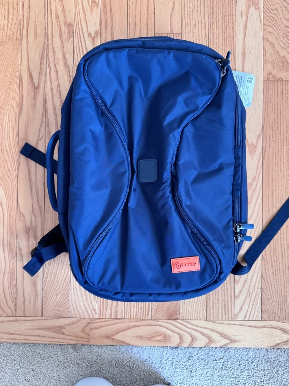 Stitch Men's Navy Travel Backpack with Organized Compartments